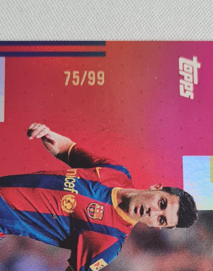 David Villa - 2024 Topps FC Barcelona Team Set Auto /99 #AU-DV