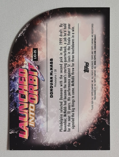 Donovan McNabb - 2024 Topps Chrome Launched Into Orbit #LIO-25 Philadelphia Eagles