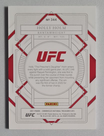 Holly Holm - 2021 Panini Chronicles National Treasures UFC /99 #344