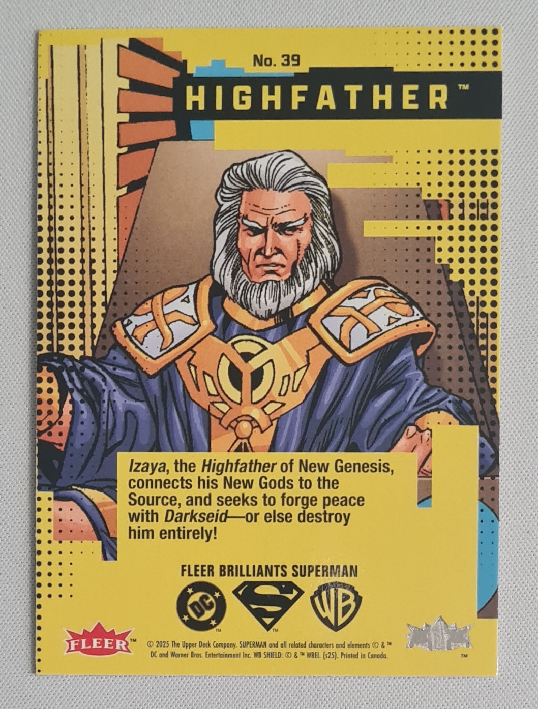 Highfather - 2025 Fleer Brilliants Superman #39