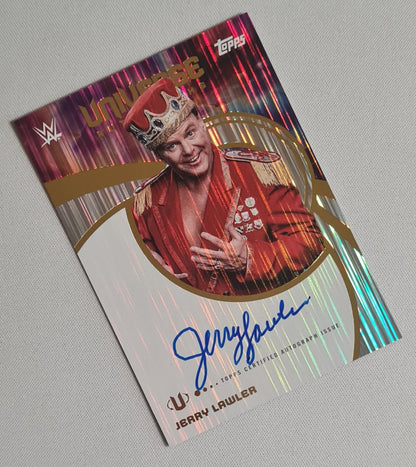Jerry Lawler - 2025 Topps Universe WWE on-card Auto #UNA-JLA