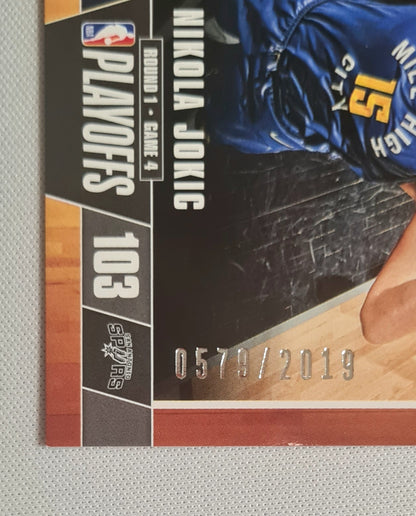 Nikola Jokic - 2019/20 Panini Hoops Road to the Finals /2019 #25 Denver Nuggets