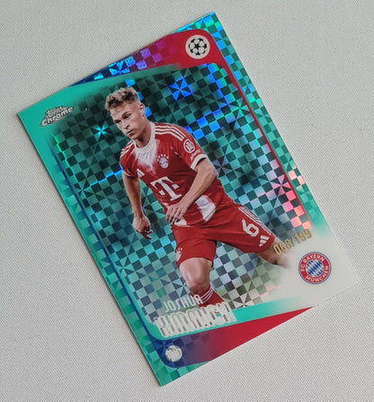 Joshua Kimmich - 2025/26 Topps Chrome UCL Aqua /199 #55 Bayern Munchen