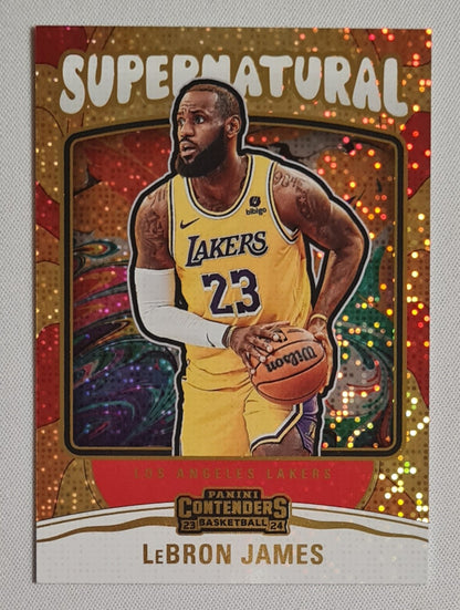 LeBron James - 2023/24 Panini Contenders Supernatural #17 Los Angeles Lakers