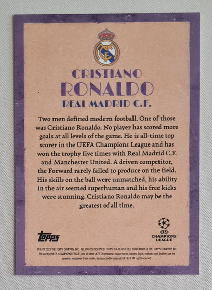 Cristiano Ronaldo - 2023/24 Topps Deco Soccer Artistry CR7 Real Madrid CF