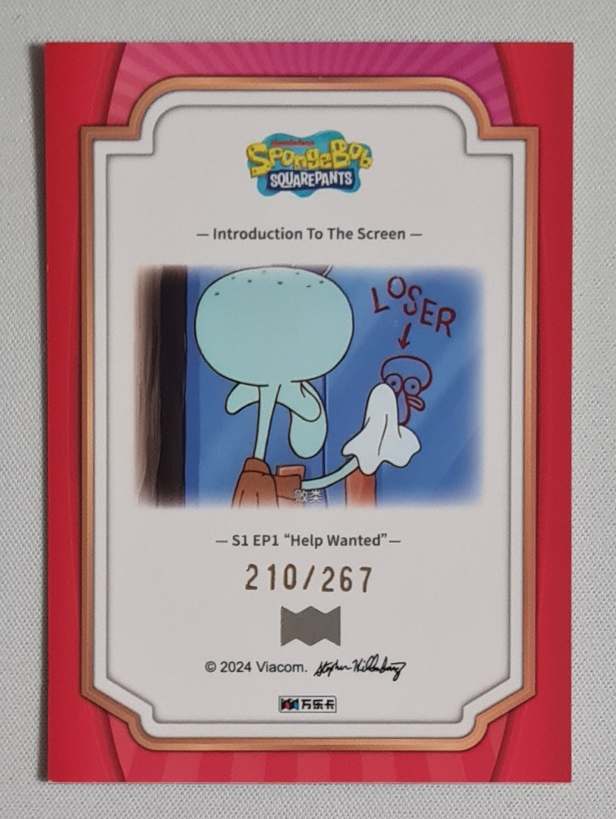 Spongebob Squarepants - 2024 Viacom Spongebob Squarepants /267 #WLSB2-SZR-02
