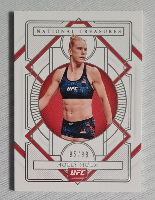 Holly Holm - 2021 Panini Chronicles National Treasures UFC /99 #344