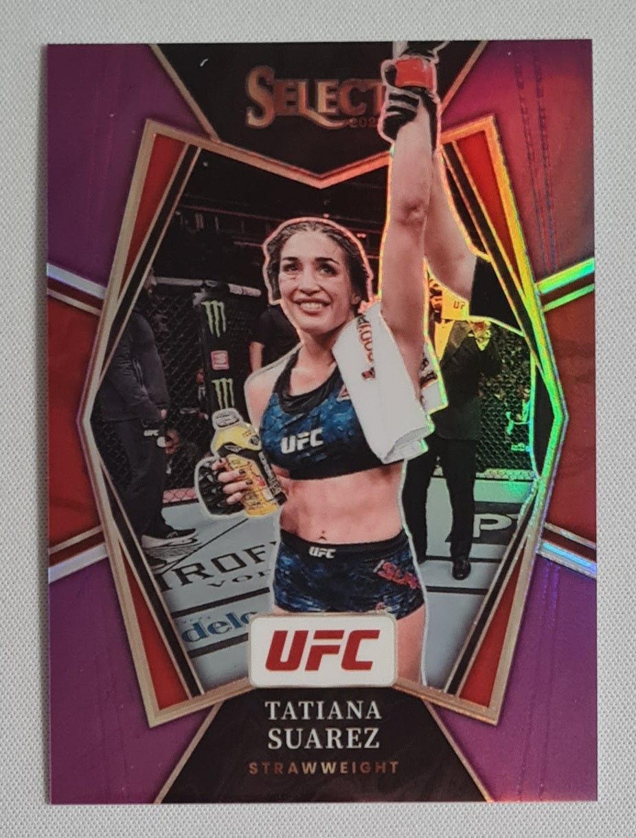 Tatiana Suarez - 2022 Panini Select UFC Purple Premier Level /60 #198
