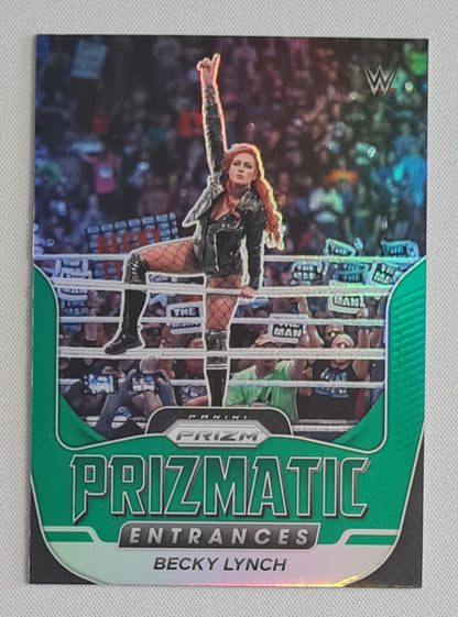 Becky Lynch - 2022 Panini Prizm WWE Prizmatic Entrances Green #17