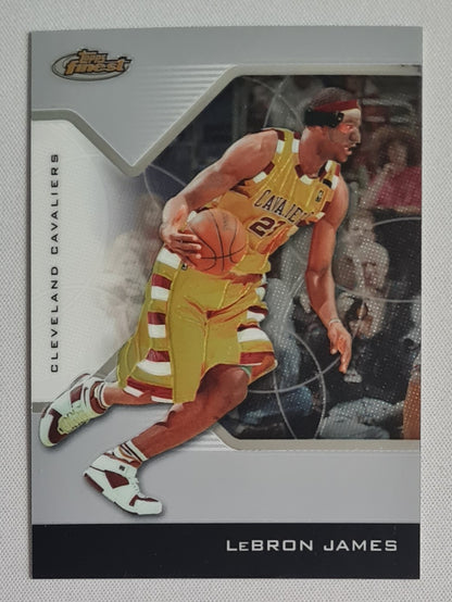 LeBron James - 2004/05 Topps Finest #23 Cleveland Cavaliers