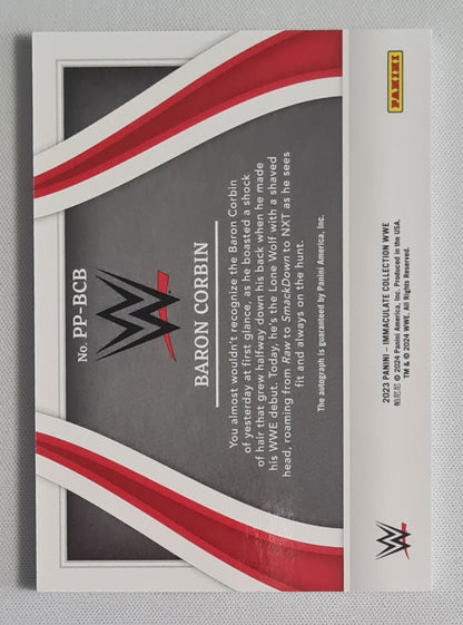 Baron Corbin - 2023 Panini Immaculate Collection Past & Present Auto /99 #PP-BCB