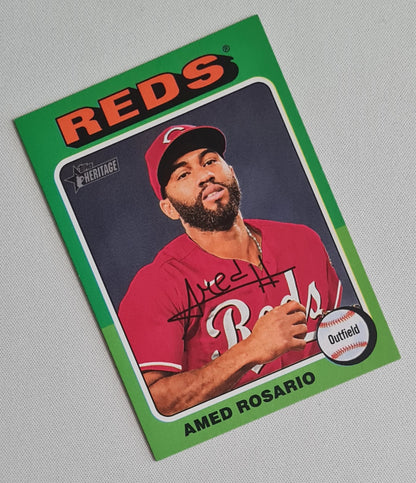 Amed Rosario - 2024 Topps Heritage #593 Cincinnati Reds