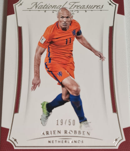 Arjen Robben - 2018 Panini National Treasures /50 #47 Netherlands