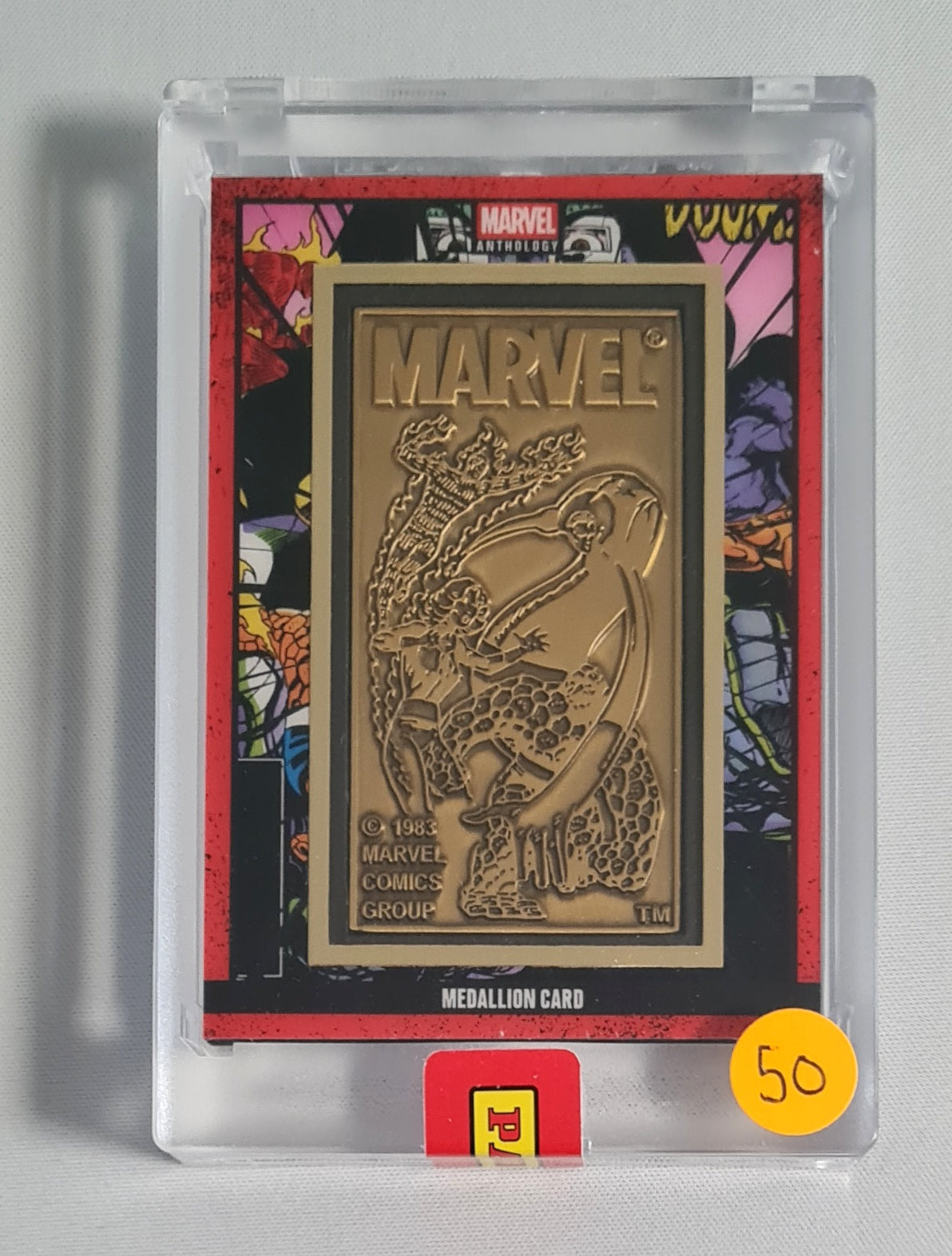 Fantastic Four - 2025 Panini Marvel Anthology Medallion Card #259