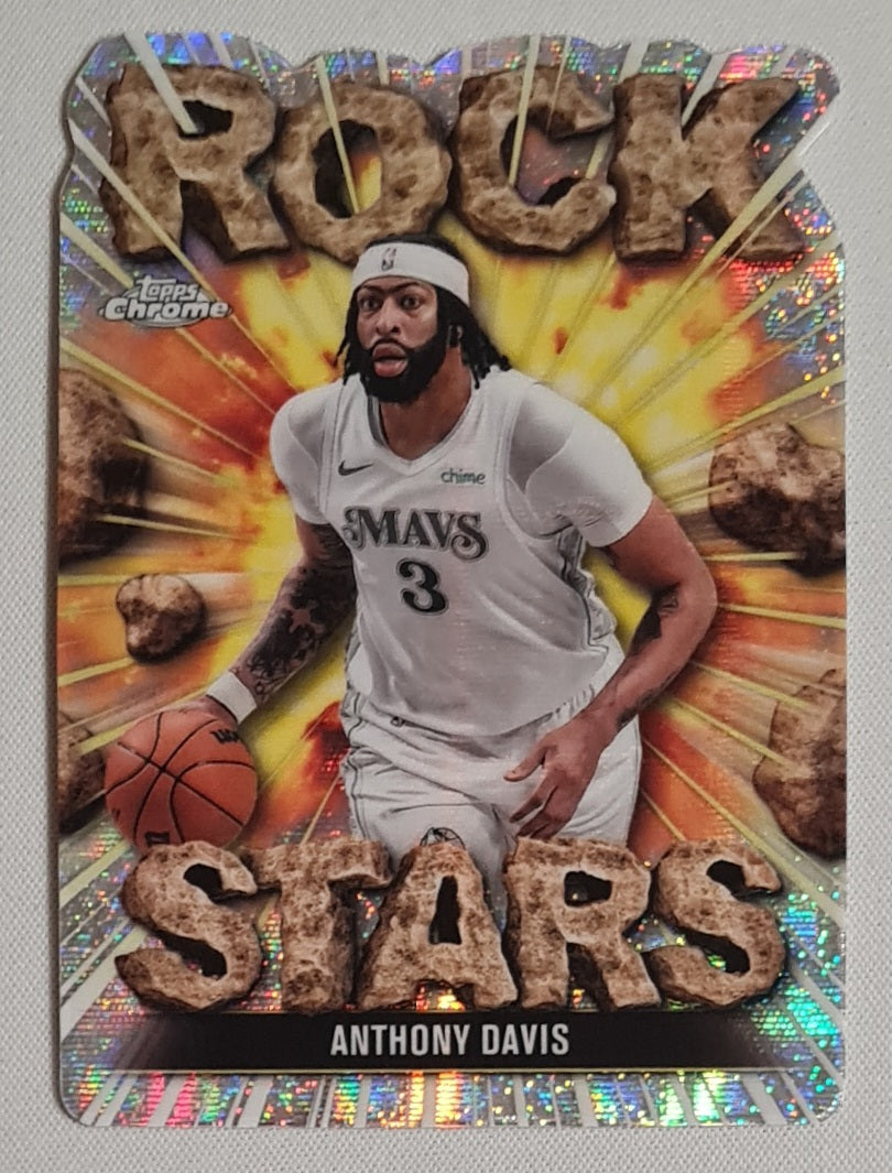 Anthony Davis - 2025/26 Topps Chrome Rock Stars #RS-6 Dallas Mavericks