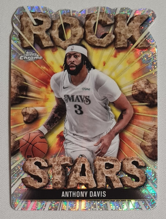 Anthony Davis - 2025/26 Topps Chrome Rock Stars #RS-6 Dallas Mavericks