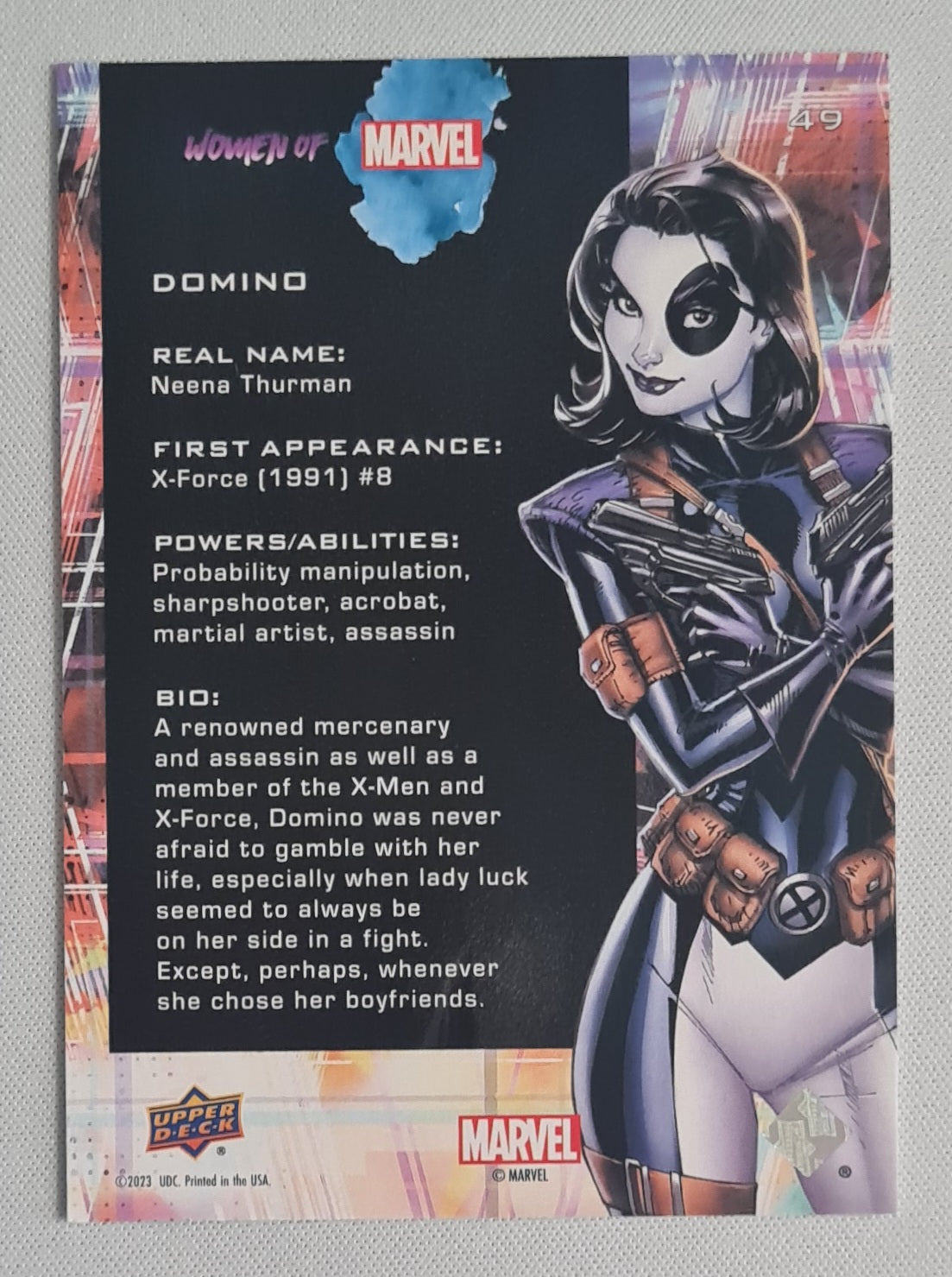 Domino - 2022 Upper Deck Women of Marvel #49