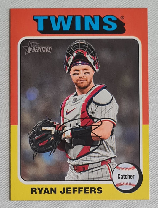 Ryan Jeffers - 2024 Topps Heritage #635 Minnesota Twins