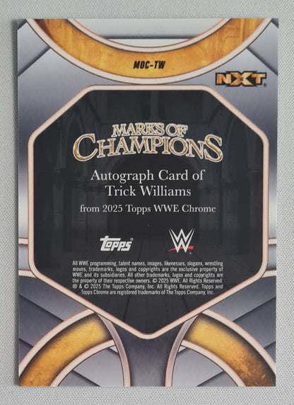 Trick Williams - 2025 Topps Chrome Marks of Champions Auto /150 #MOC-TW