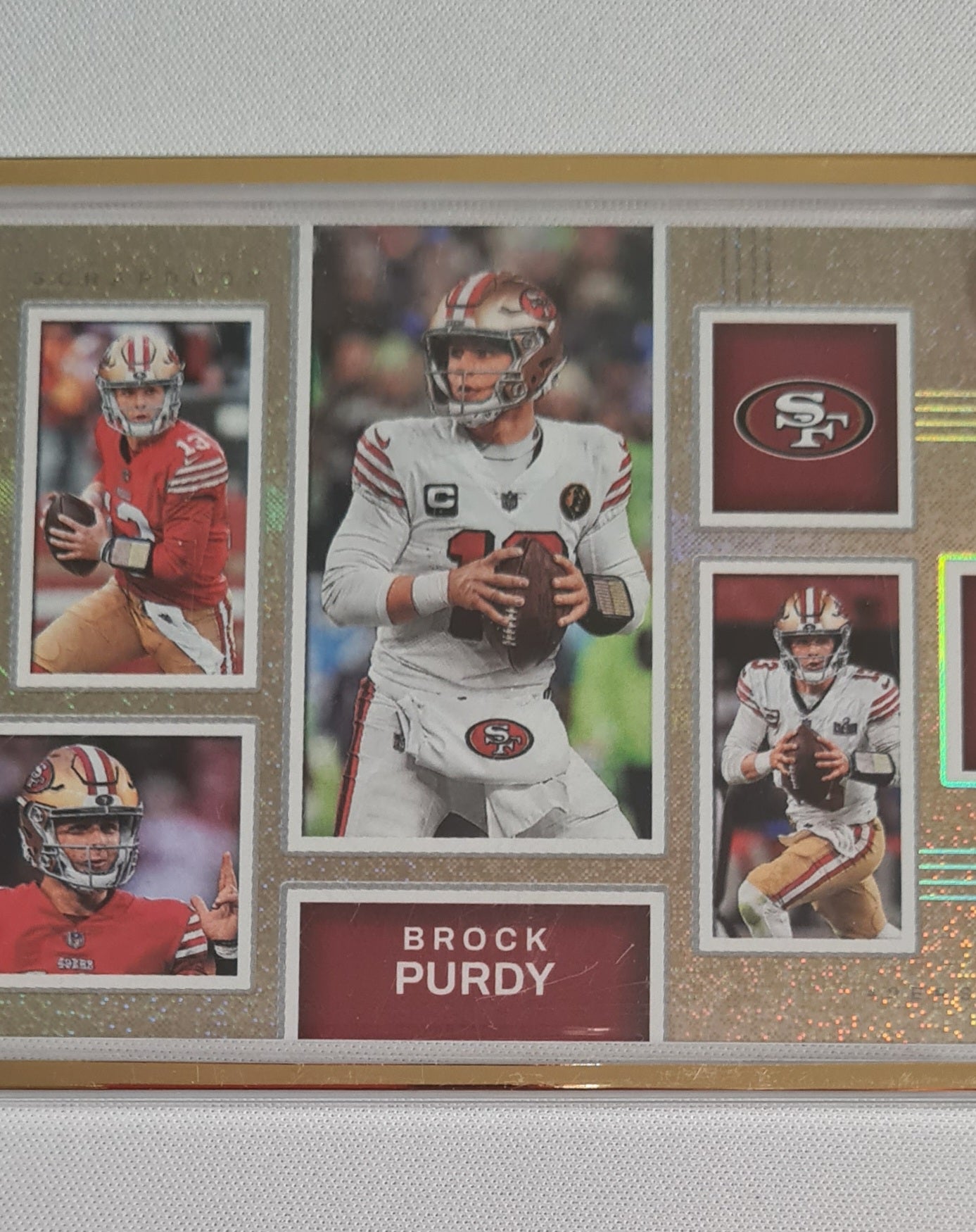 Brock Purdy - 2025 Panini Photogenic Scrapbook Gold /10 #20 San Francisco 49ers