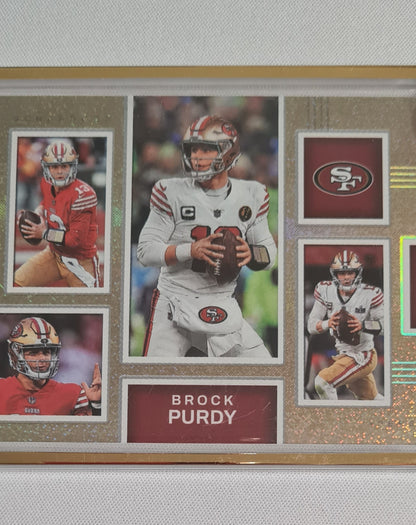 Brock Purdy - 2025 Panini Photogenic Scrapbook Gold /10 #20 San Francisco 49ers