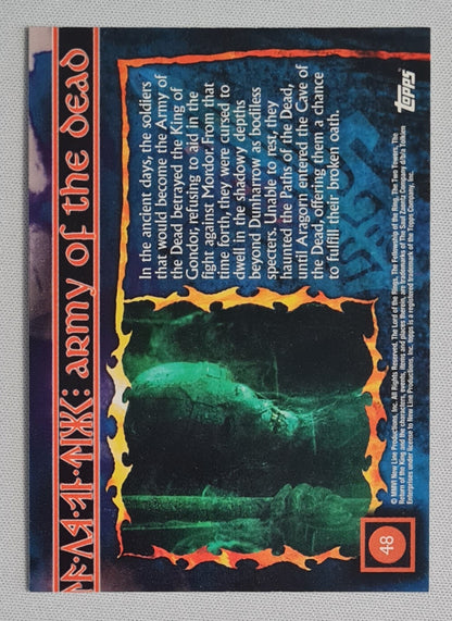Army Of The Dead - 2006 Topps Lord of the Rings Evolution #48