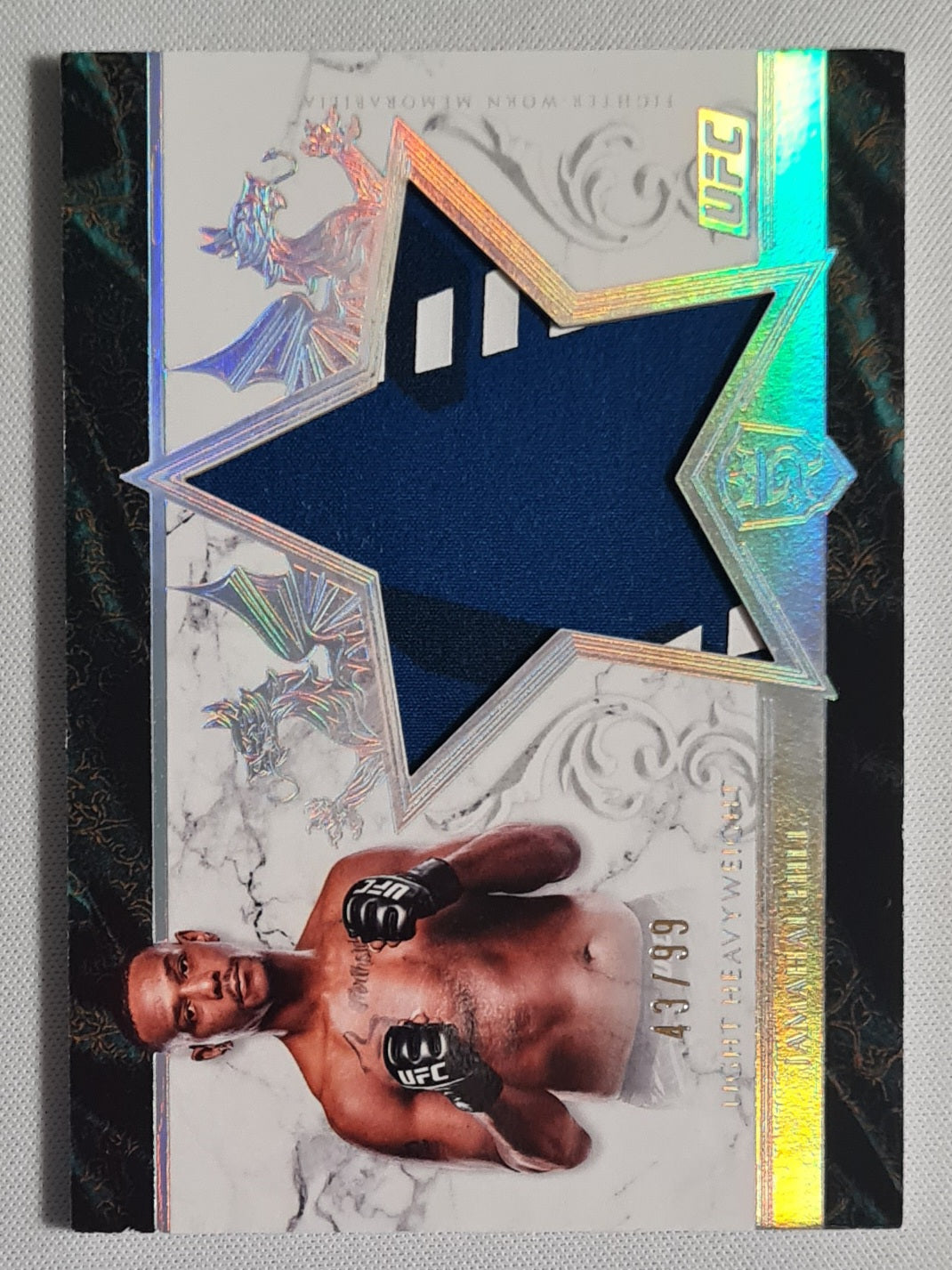 Jamahal Hill - 2025 Topps Royalty UFC Collection Star Relics Card /99 #SR-JH