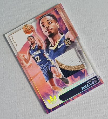 Antonio Reeves - 2024/25 Panini Court Kings Rookie Swatches /15 #RJS-ANR New Orleans Pelicans