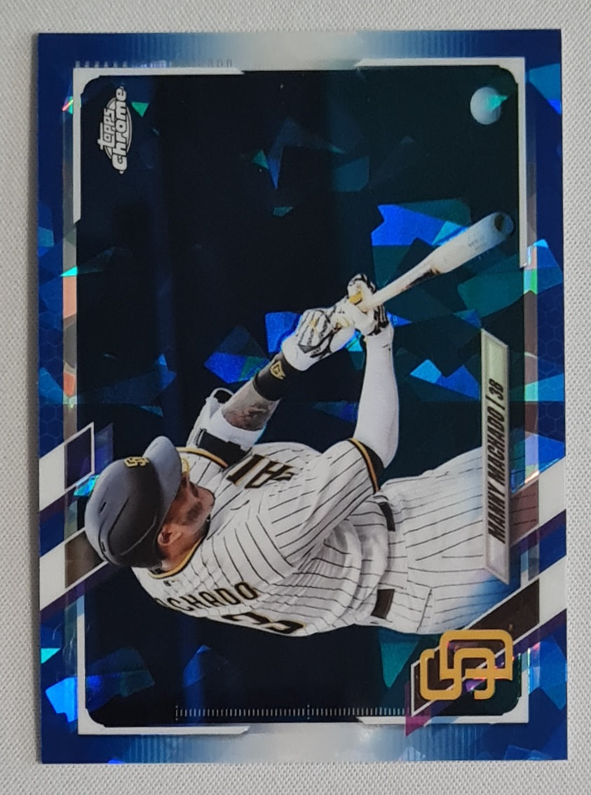 Manny Machado - 2020/21 Topps Chrome Sapphire MLB #192 San Diego Padres