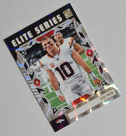 Bo Nix - 2025 Panini Donruss Football Elite Series #TES-BNI Denver Broncos
