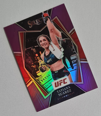 Tatiana Suarez - 2022 Panini Select UFC Purple Premier Level /60 #198
