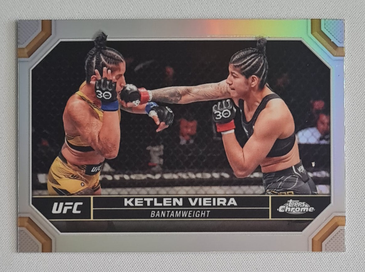 Ketlen Vieira - 2024 Topps Chrome UFC Refractor #111
