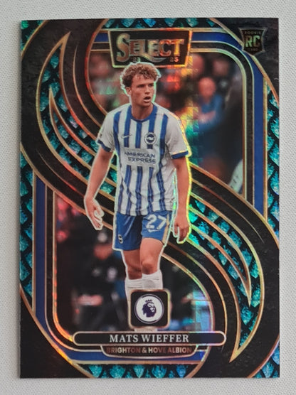 Mats Wieffer - 2024/25 Panini Select Premier League Dragonscale Mezzanine /48 #140 Brighton & Hove Albion