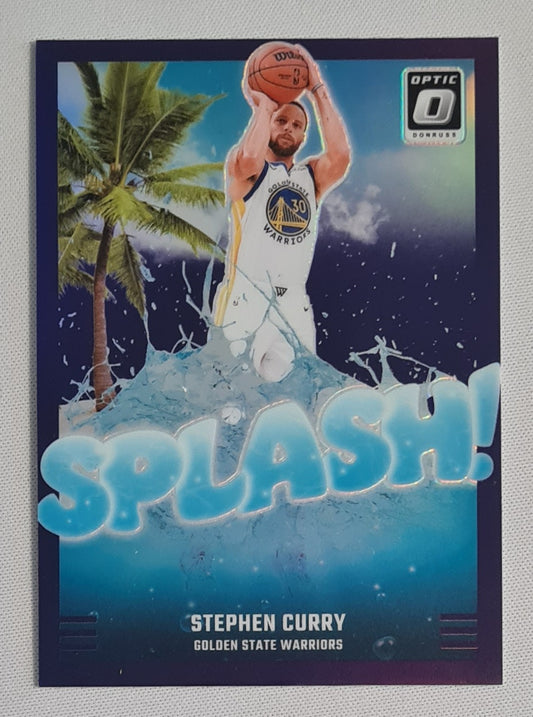 Stephen Curry - 2024/25 Panini Donruss Optic Splash Purple #2 Golden State Warriors