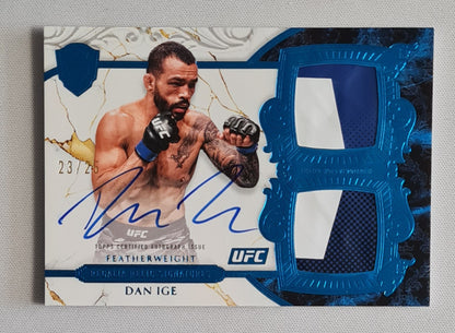 Dan Ige - 2025 Topps UFC Royalty Regalia Relic Signatures /25 #RRS-DI