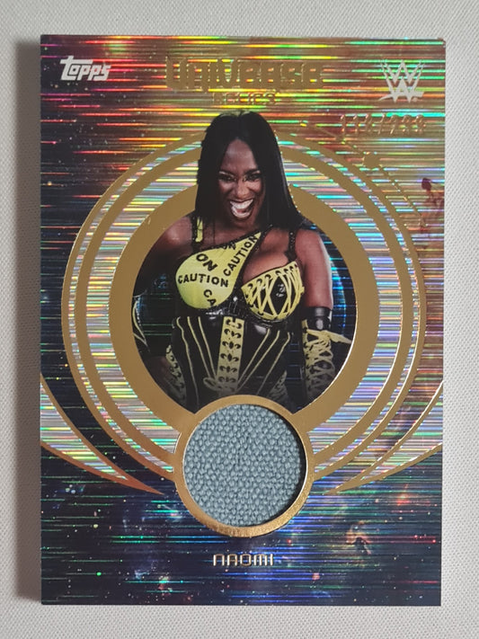Naomi - 2025 Topps Universe WWE Relics /299 #UNR-NAO