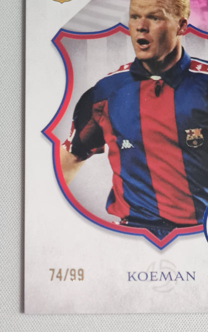 Ronald Koeman - 2025 Topps FC Barcelona 125 Legacy /99 #25