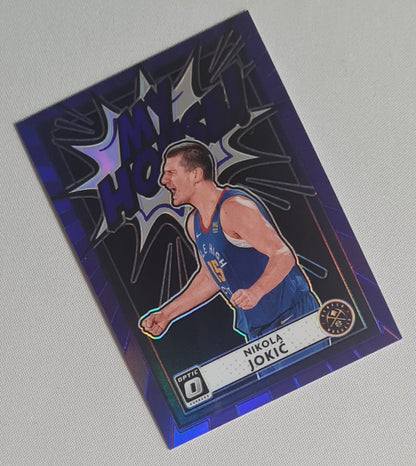 Nikola Jokic - 2020/21 Panini Donruss Optic My House Purple Prizm #9 Denver Nuggets