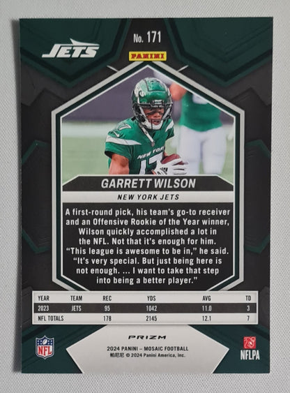 Garrett Wilson - 2024 Panini Mosaic Football Prizm #171 New York Jets
