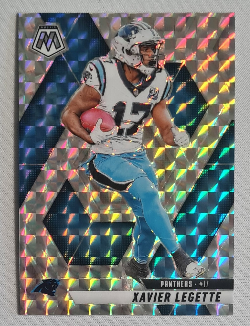 Xavier Legette - 2025 Panini Mosaic Football Prizm #45 Carolina Panthers