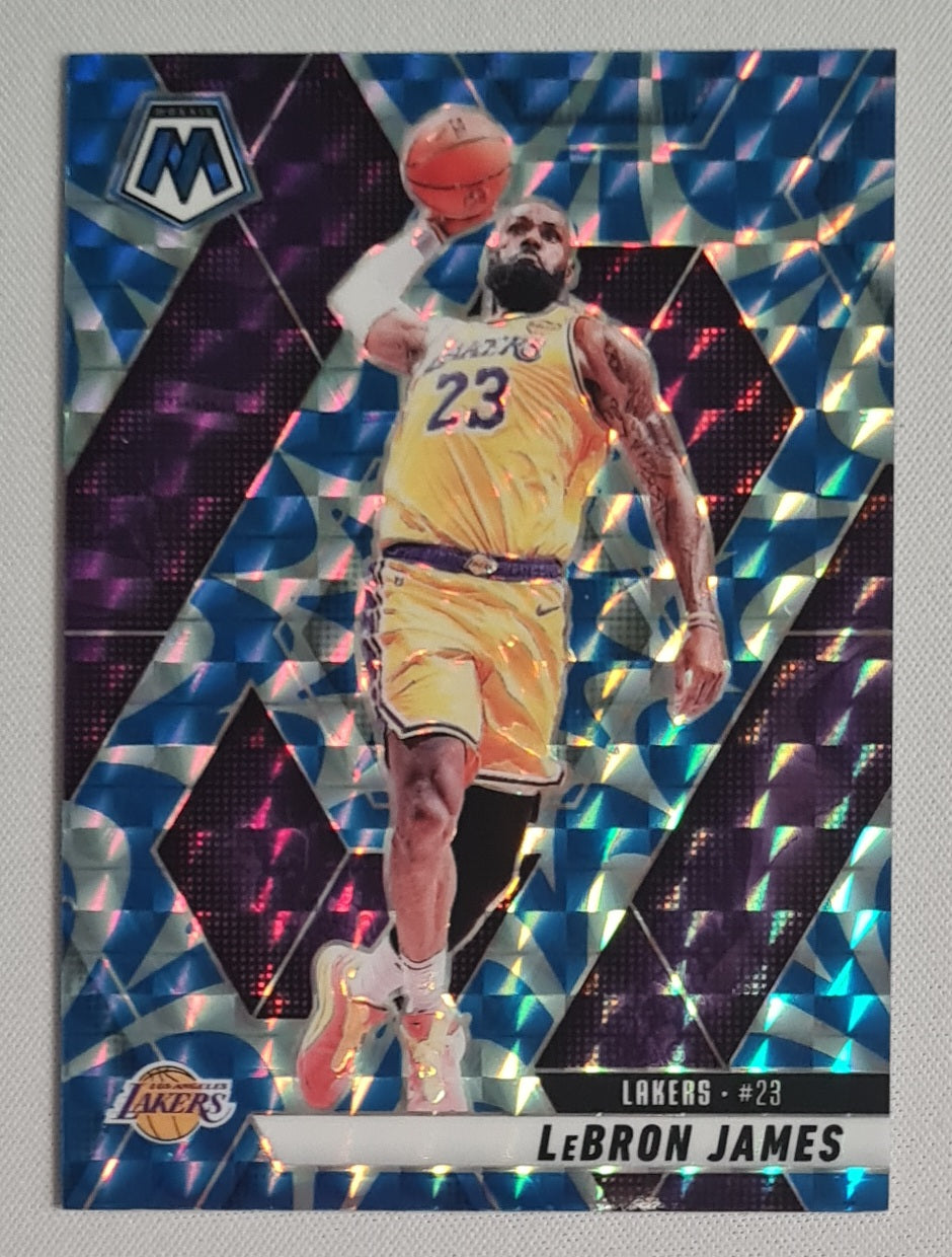 LeBron James - 2024/25 Panini Mosaic Reactive Blue #180 Los Angeles Lakers