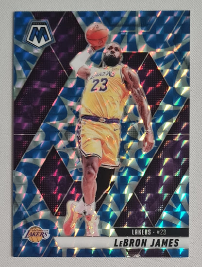 LeBron James - 2024/25 Panini Mosaic Reactive Blue #180 Los Angeles Lakers