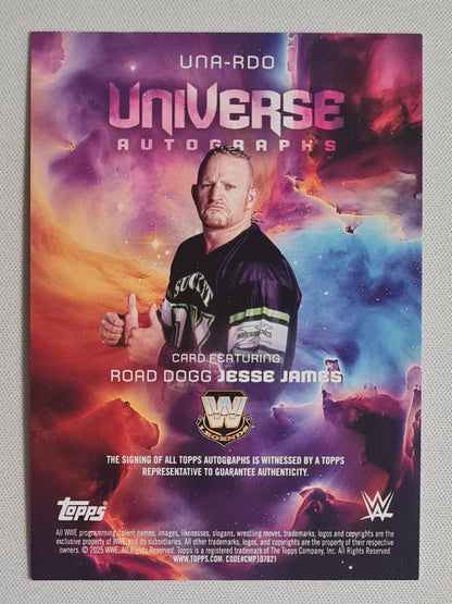 Road Dogg Jesse James - 2025 Topps Universe WWE on-card Auto #UNA-RDO