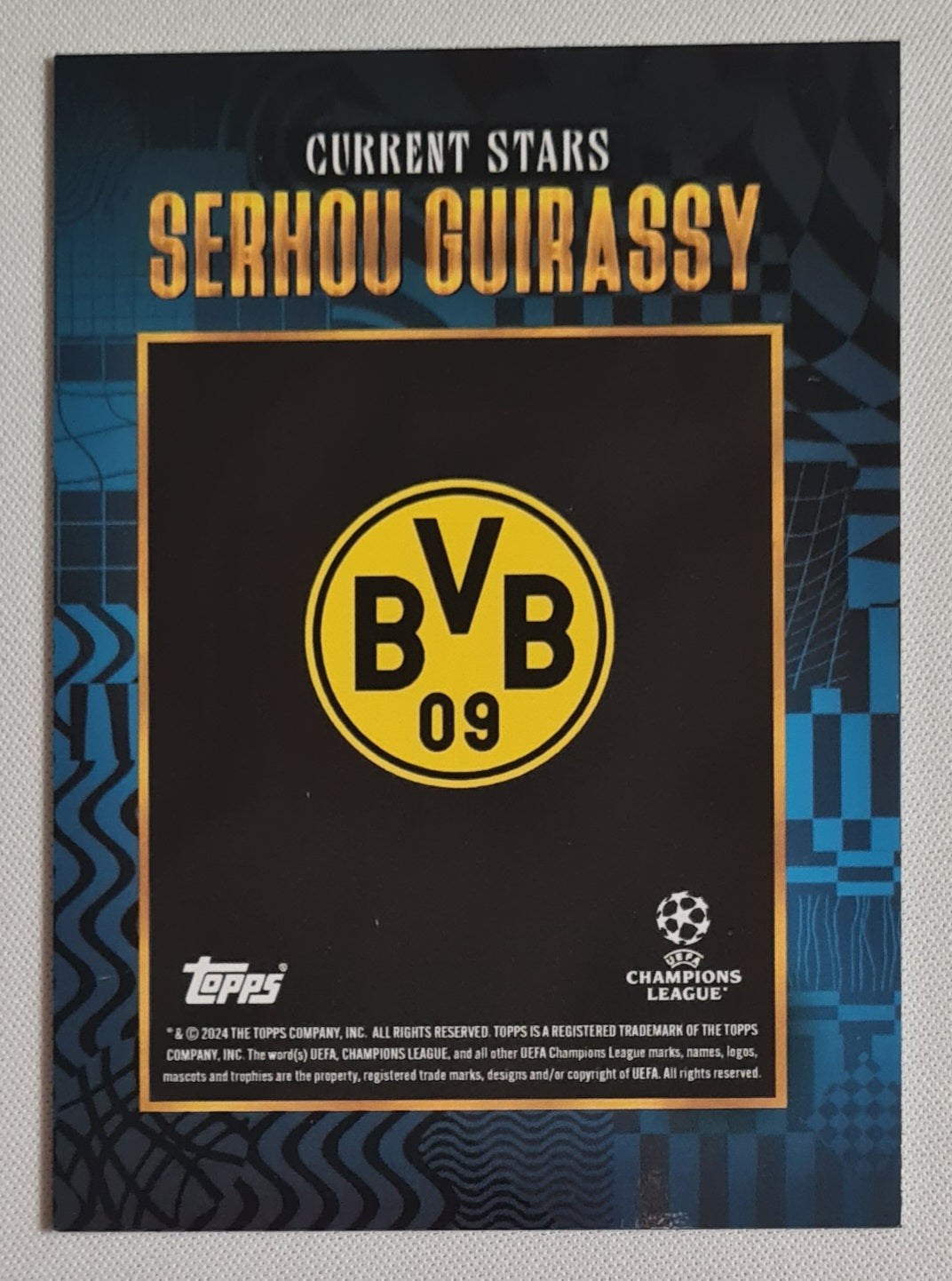 Serhou Guirassy - 2024/25 Topps WalkerTKL /49 Borussia Dortmund