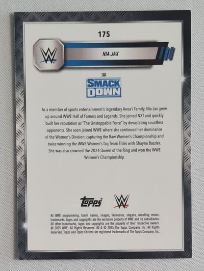 Nia Jax - 2025 Topps Chrome WWE Silver #175
