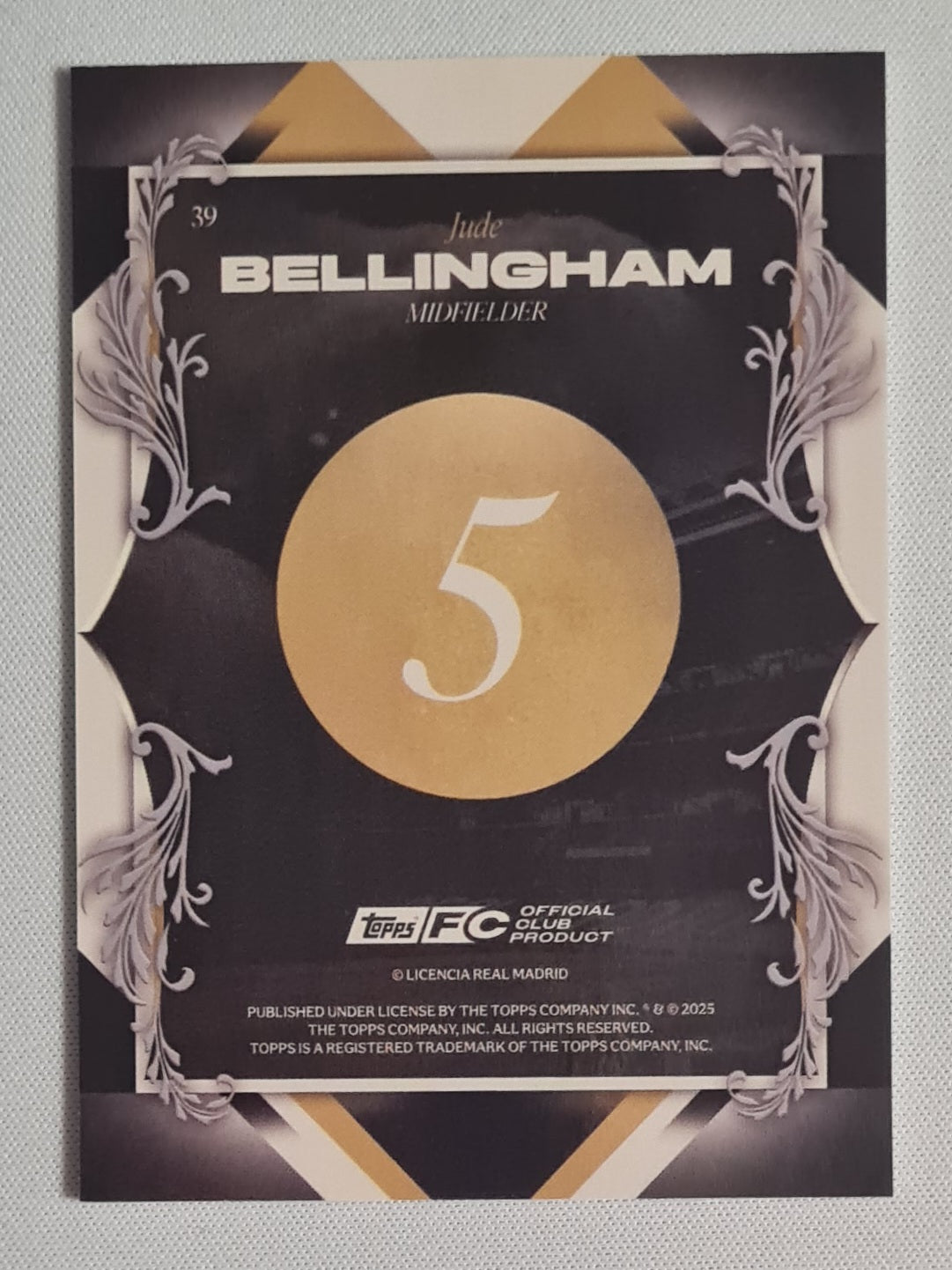 Jude Bellingham - 2025 Topps Los Blancos #5 Real Madrid CF