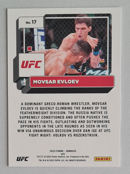 Movsar Evloev - 2023 Panini Donruss UFC Press Proof #17