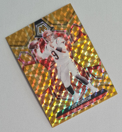 Joe Burrow - 2024 Panini Mosaic Yellow #43 Cincinnati Bengals