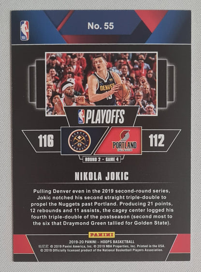 Nikola Jokic - 2019/20 Panini Hoops Road to the Finals /999 #55 Denver Nuggets