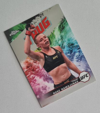 Rose Namajunas - 2024 Topps Chrome UFC AKA Thug #AKA-5